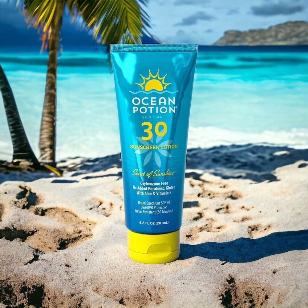 OCEAN POTION Sunscreen Lotion SPF 30 Scent of Sunshine 6.8 fl oz, 1 Pack